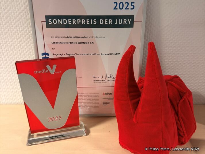 Sonderpreis der Jury für digitale Verbandszeitschrift „Angesagt“